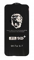 Защитное стекло Monkey для iPhone 13 Pro Max / iPhone 14 Plus Черное