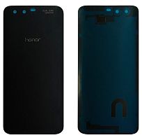 Крышка задняя Huawei Honor 9 Черная (стекло)