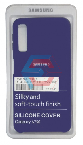 Чехол на Samsung A750 Galaxy A7 2018 (Ultra Violet) Silicone Case