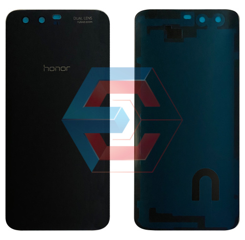 Крышка задняя Huawei Honor 9 Черная (стекло)