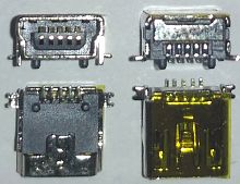 Разъем зарядки для China-phone №06 Mini USB 5 pin Short			