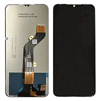 дисплей + сенсор tecno pop 6 pro (be8), infinix hot 12 pro із сенсором чорний orig (oem) - стоимость