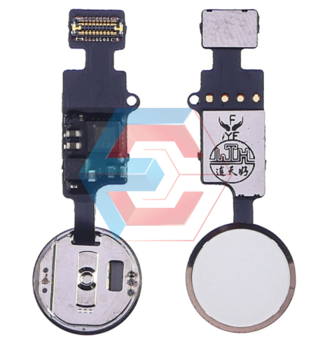 Шлейф кнопки Home iPhone 7, 7 Plus, 8, 8 Plus, SE 2020 (сенсорная, без touch id) Бело-золотистая