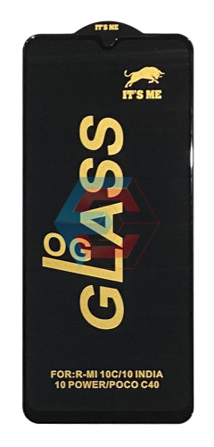 Захисне скло ITS ME для Xiaomi Redmi 10C / Redmi 12C / Redmi A3 / Poco C40 Черный