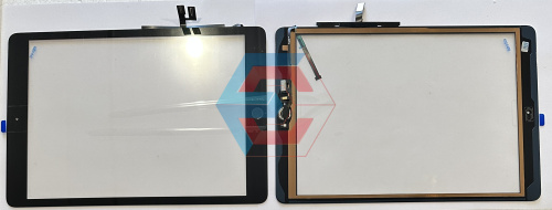 Тачскрин (сенсор) Apple iPad 10.2 2021 (A2602, A2603, A2604, A2605) С кнопкой Home, Original чёрный Тачскрин (сенсор) Apple iPad 10.2 2021 (A2602, A2603, A2604, A2605) С кнопкой Home, Original чёрный