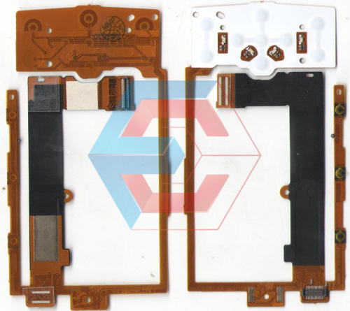 Шлейф Nokia X3 с верхней клавиатурной подложкой ААА Б.У