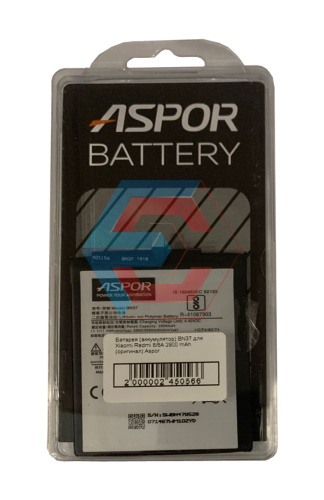 Батарея (акумулятор) BN37 для Xiaomi Redmi 6/6A 2900 mAh 100% ємності Aspor - ёмкость, состояние, распиновка