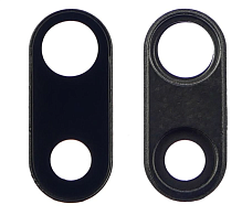 Стекло основной камеры iPhone 7 Plus с черной рамкой