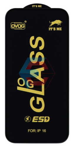 Защитное стекло ITS ME для iPhone 16 (Черное)