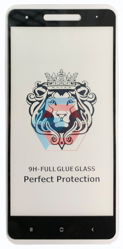 Защитное стекло 9D для Xiaomi Redmi Note 4X  Черный (Тех пак) 