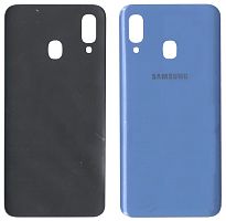 Крышка задняя Samsung A405 Galaxy A40 (2019) Синяя PRC