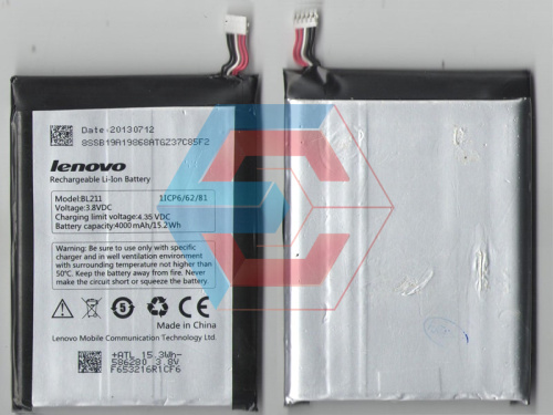 Батарея (аккумулятор) BL211 Lenovo P780 оригинал 100% БУ
