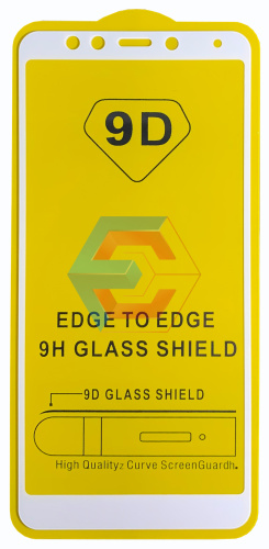 Защитное стекло 9D для Xiaomi Redmi 5 Белый (Тех пак) Защитное стекло 9D для Xiaomi Redmi 5 Белый (Тех пак)