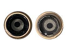 Стекло камеры для iPhone 8 Золотое с рамкой