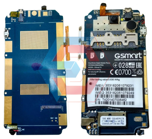 Системная плата GSmart T4 Не включаеться б.у