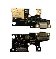 Нижняя плата Xiaomi Mi Mix 3 (2018) с конектором зарядки + микрофон + компоненты