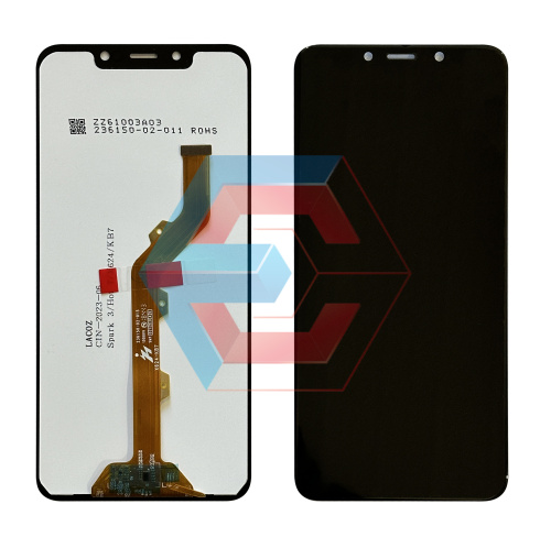 Дисплей + сенсор TECNO Spark 3 (KB3/KB8) Чорний CHINA SERVICE PACK org - состояние, качество, комплектация