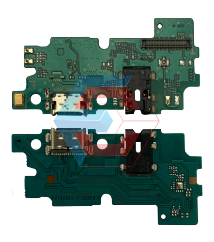 Нижняя плата Samsung A305 Galaxy A30 (2019) с конектором зарядки + микрофон + компоненты