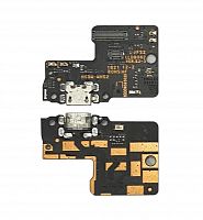 Нижняя плата Xiaomi Redmi S2 с конектором зарядки+микрофон+компоненты