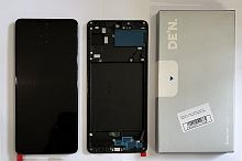 дисплей + сенсор samsung a715 galaxy a71 чорний з рамкою den  - стоимость