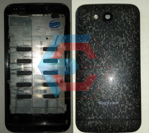 Крышка задняя Blackview A5 Черный со средней частью Б.У