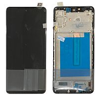 дисплей + сенсор samsung m536 m53 чорний lcd oled з рамкою (prc) (оригінальний розмір) - стоимость