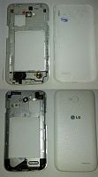 Задняя часть LG D325 белая (оригинал 100%) б.у