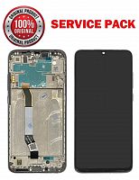 дисплей + сенсор xiaomi redmi note 8 сірий у рамці service pack aaaa org - стоимость