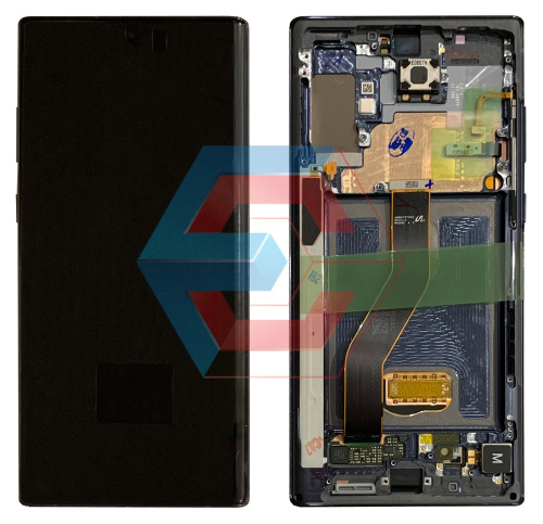 Дисплей + сенсор Samsung N975/N976 Note 10 Plus 2019 Чорний У рамці 100% SERVICE PACK - состояние, качество, комплектация фото 2