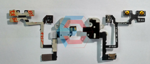 Шлейф кнопок громкости + HF iPhone 4G Белого цвета (White) 