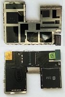 Шлейф HTC Desire 500 Коннектор SIM-карты +коннектор карты памяти Б.У