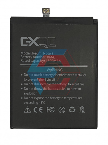 Батарея (аккумулятор) BM4J для Xiaomi Redmi Note 8 Pro 4500 mAh (GX) - ёмкость, состояние, распиновка