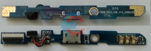 Нижняя плата Bluboo Xfire 2 + конктор зарядки+микрофон