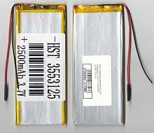 №02.1 Батарея (аккумулятор) для планшета Li-ion 3.7V 2500mAh (3,5*55*133 mm) - стоимость