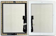 Тачскрин (сенсор) iPad 3/ iPad 4 белый (White) assembly with home button