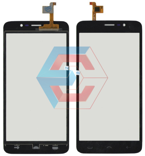 Сенсор Ergo A555 Universe / HomTom HT27, HT27 Pro Чёрный Сенсор Ergo A555 Universe / HomTom HT27, HT27 Pro Чёрный
