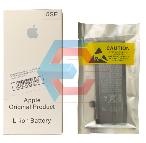Батарея (акумулятор) для iPhone SE 1624mAh (оригінал із мікросхемою Sony) фото 2 Батарея (акумулятор) для iPhone SE 1624mAh (оригінал із мікросхемою Sony) - ёмкость, состояние, распиновка фото 2