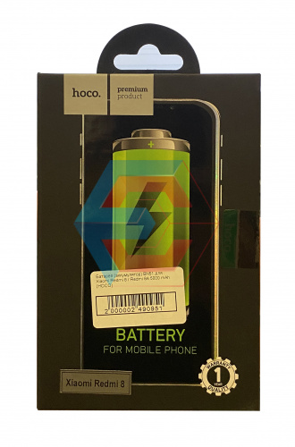 Батарея (аккумулятор) BN51 для Xiaomi Redmi 8 / Redmi 8A 5000 mAh (HOCO) - ёмкость, состояние, распиновка