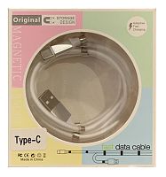 USB-кабель (шнур) Magnetic Supercalla Cable Type-C (1m) Білий