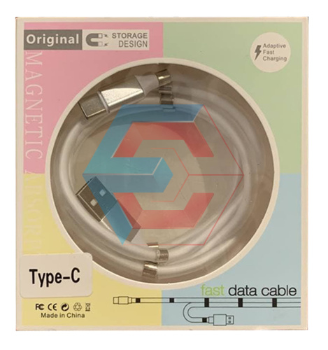 USB-кабель (шнур) Magnetic Supercalla Cable Type-C (1m) Білий