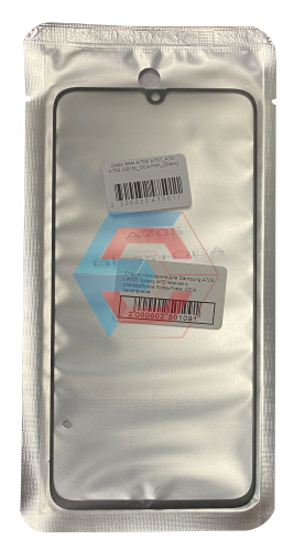 Стекло тачскрина для Samsung A705 / A707 Galaxy A70 Черное с олеофобным покрытием, OCA, закалённое