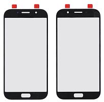 Стекло тачскрина для Samsung A720  Черное