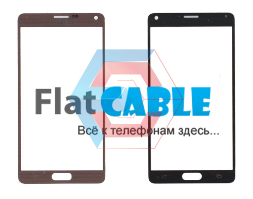 Стекло тачскрина для Samsung N910H Galaxy Note 4 gold