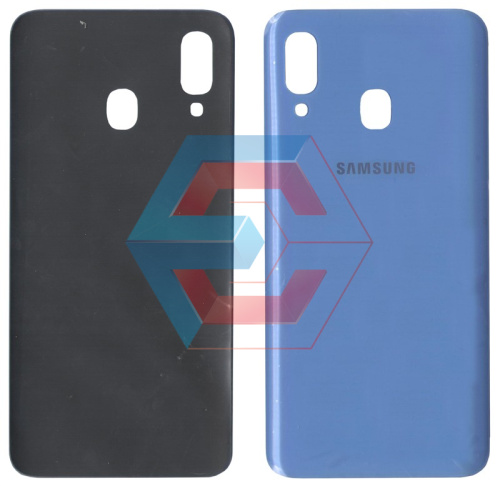 Крышка задняя Samsung A405 Galaxy A40 (2019) Синяя PRC
