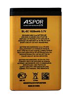 Батарея (акумулятор) BL-5C для телефону Nokia 1100/3100/6030/7600 100% ємності (Aspor Lite) - стоимость