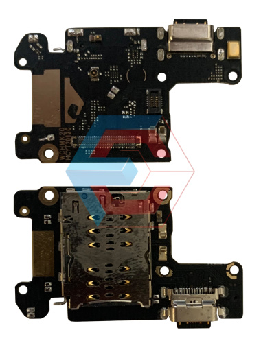 Нижняя плата Xiaomi Mi 9T (2019) с конектором зарядки + микрофон 