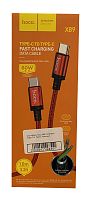USB-кабель Hoco X89 Wind 60W Type-C to Type-C Червоний