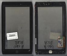 Тачскрин (сенсор) Acer Iconia A100 negra NC070GG02 Черный в рамке Б.У