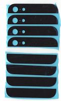 Стекло (верх и низ) на заднюю крышку iPhone 5 чёрное