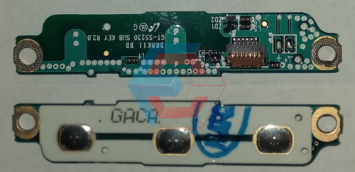 Нижняя плата Samsung S5230/S5233 TV+ микрофон (оригинал б.у.)